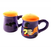 Witch Tabletop Salt & Pepper Shaker 2-Piece Set Witch Tabletop Salt & Pepper Shaker 2-Piece Set