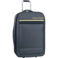 Nautica Luggage Harbor 83 Rolling Expandable Upright, Navy/Yellow, 21 Inch Nautica Luggage Harbor 83 Rolling Expandable Upright, Navy/Yellow, 21 Inch