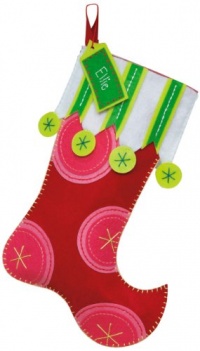 Dimensions Needlecrafts Felt Applique, Polka Dot Stocking Dimensions Needlecrafts Felt Applique, Polka Dot Stocking