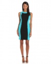 Calvin Klein Women's Colorblock Sleeveless Sheath Dress