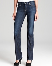 Our newest AG Adriano Goldschmied jeans flaunt and flatter your curves in a chic dark wash and comfortable boot-cut silhouette. Our newest AG Adriano Goldschmied jeans flaunt and flatter your curves in a chic dark wash and comfortable boot-cut silhouette.