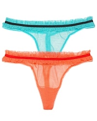 A seductively comfortable mesh thong, with romantic ruffles and bow detailing. A seductively comfortable mesh thong, with romantic ruffles and bow detailing.