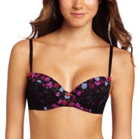Betsey Johnson Women's Stretch Mesh and Lace Demi Bra Betsey Johnson Women's Stretch Mesh and Lace Demi Bra