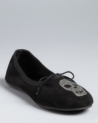Memento mori: these Ash ballet flats feature twinkling, rhinestone skull embellishments. Live it up. Memento mori: these Ash ballet flats feature twinkling, rhinestone skull embellishments. Live it up.