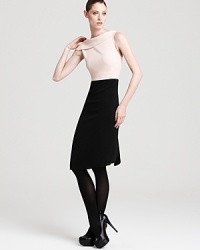 Giving the illusion of two pieces, this color-blocked Rachel Roy dress slips on for a one-step approach to polished perfect. Giving the illusion of two pieces, this color-blocked Rachel Roy dress slips on for a one-step approach to polished perfect.