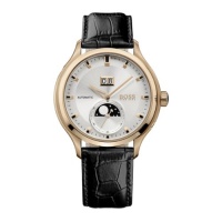 BOSS Black Automatic Leather Strap Watch BOSS Black Automatic Leather Strap Watch