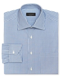 Canali Check Dress Shirt - Contemporary Fit Canali Check Dress Shirt - Contemporary Fit