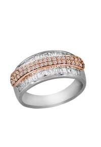 Effy Jewlery 14K Tow Tone Gold Diamond Ring, 1.72 TCW Ring size 7