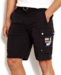 These sea-worthy cargo shorts from Nautica are ready to keep you current with summer style. These sea-worthy cargo shorts from Nautica are ready to keep you current with summer style.