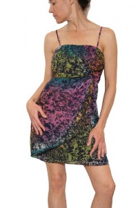 Women's MM Couture by Miss Me Spaghetti Strap Dress in Multi Women's MM Couture by Miss Me Spaghetti Strap Dress in Multi
