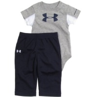 Boys’ Newborn UA Big Logo 2-Piece Set Tops by Under Armour 3/6 Month Combo Infant True Gray Heather Boys’ Newborn UA Big Logo 2-Piece Set Tops by Under Armour 3/6 Month Combo Infant True Gray Heather