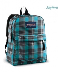 JANSPORT SUPERBREAK BACKPACK SCHOOL BAG - Blinded Blue/ Grey Duke Plaid- 9BX JANSPORT SUPERBREAK BACKPACK SCHOOL BAG - Blinded Blue/ Grey Duke Plaid- 9BX