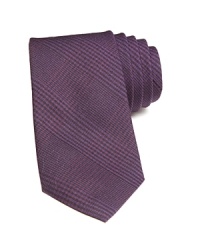 Soft wool is blended with quality silk for a faint glen plaid pattern that stays true to Burberry's heritage. Cut with a skinny width for modern appeal. Soft wool is blended with quality silk for a faint glen plaid pattern that stays true to Burberry's heritage. Cut with a skinny width for modern appeal.