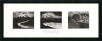 Our National Parks (Triptych) by Ansel Adams, Framed Print Art - 16.69 x 40.69 Our National Parks (Triptych) by Ansel Adams, Framed Print Art - 16.69 x 40.69