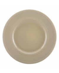 Elegance comes easy with these Fair Harbor dinner plates from kate spade new york. Durable stoneware in a serene sandy hue is half glazed, half matte and totally timeless. Elegance comes easy with these Fair Harbor dinner plates from kate spade new york. Durable stoneware in a serene sandy hue is half glazed, half matte and totally timeless.