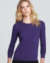 Love at first touch, this sumptuously soft cashmere Theory sweater arrives right on time for fall--the season for slipping on lush layers in rich colors.