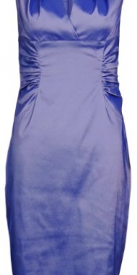Double Side Ruched Taffeta Dress Double Side Ruched Taffeta Dress