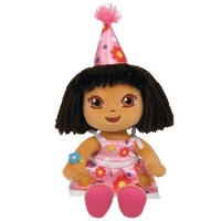 TY Beanie Baby Birthday Dora TY Beanie Baby Birthday Dora