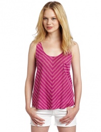 Alternative Women's Zion Pocket Tank Top, Grape Stripe, Large Alternative Women's Zion Pocket Tank Top, Grape Stripe, Large