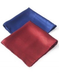 Complete your refined look with a colorful silk pocket square from Club Room. Complete your refined look with a colorful silk pocket square from Club Room.