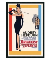 A must for film buffs and Hepburn admirers, this vivid recreation of the Breakfast at Tiffany's poster brings Holly Golightly to life in your living room. With a textured finish and satin black frame. A must for film buffs and Hepburn admirers, this vivid recreation of the Breakfast at Tiffany's poster brings Holly Golightly to life in your living room. With a textured finish and satin black frame.