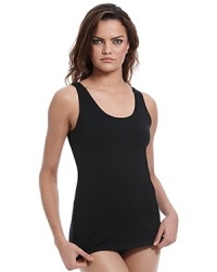 A super soft tank with a scoopneck and thick bra friendly straps. A super soft tank with a scoopneck and thick bra friendly straps.