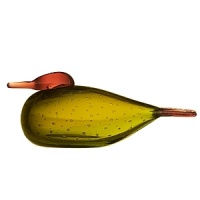 Iittala's anniversary bird collection, designed by Oiva Toikka, also includes the striking Grass Eider. Chrome green glass combined with Seville orange is a new color combination for Oiva Toikka. The traces left on the surface of the Grass Eider, by the spike mold, resemble small feathers. Iittala's anniversary bird collection, designed by Oiva Toikka, also includes the striking Grass Eider. Chrome green glass combined with Seville orange is a new color combination for Oiva Toikka. The traces left on the surface of the Grass Eider, by the spike mold, resemble small feathers.