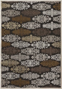 Area Rug 7x10 Rectangle Contemporary Chocolate Color - Surya Basilica Rug from RugPal Area Rug 7x10 Rectangle Contemporary Chocolate Color - Surya Basilica Rug from RugPal