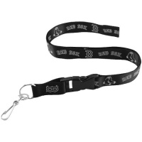 MLB Boston Red Sox Lanyard, Blackout MLB Boston Red Sox Lanyard, Blackout