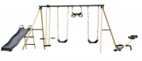 Flexible Flyer Backyard Fun Swing Set with Plays Flexible Flyer Backyard Fun Swing Set with Plays