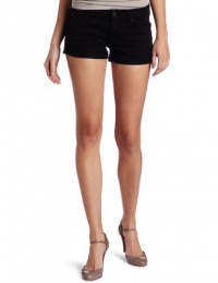 7 For All Mankind Women's Roll Up Short Jean in Black 7 For All Mankind Women's Roll Up Short Jean in Black
