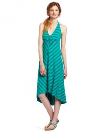Ella Moss Women's Waldo Stripe Halter Maxi Dress, Willow, Large Ella Moss Women's Waldo Stripe Halter Maxi Dress, Willow, Large