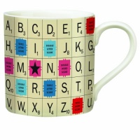 Wild and Wolf Scrabble Tile Mug