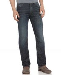 Always slim, never too skinny. These Guess jeans are pretty much the perfect fit. Always slim, never too skinny. These Guess jeans are pretty much the perfect fit.