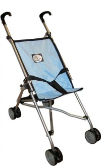 The New York Doll Collection Umbrella Doll Stroller, Blue The New York Doll Collection Umbrella Doll Stroller, Blue