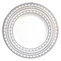 White Lace bone china is characterized by its diverse series of borders all rendered in precious platinum. The classic combination of platinum and white radiates on the table. A truly classic look. White Lace bone china is characterized by its diverse series of borders all rendered in precious platinum. The classic combination of platinum and white radiates on the table. A truly classic look.