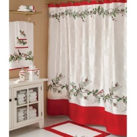 Lenox Winter Song Christmas Shower Curtain Lenox Winter Song Christmas Shower Curtain