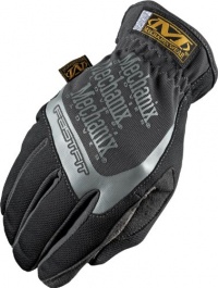 Mechanix Wear MFF-05-010 Fast-Fit Gloves, Black, Large Mechanix Wear MFF-05-010 Fast-Fit Gloves, Black, Large