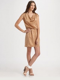Softly gathered silk printed with retro-chic polka dots in an utterly-feminine frock.Gathered necklineSleevelessBlouson bodiceSet-in waistSlash pocketsAbout 18 from natural waistSilkDry cleanImportedModel shown is 5'9 (175cm) wearing US size 4.OUR FIT MODEL RECOMMENDS ordering true size. Softly gathered silk printed with retro-chic polka dots in an utterly-feminine frock.Gathered necklineSleevelessBlouson bodiceSet-in waistSlash pocketsAbout 18 from natural waistSilkDry cleanImportedModel shown is 5'9 (175cm) wearing US size 4.OUR FIT MODEL RECOMMENDS ordering true size.