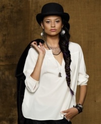 Rendered in a delicate floral pattern, Denim & Supply Ralph Lauren's cotton-and-silk-blend blouse is finished with smocked trim and embroidered picot detailing for a subtle bohemian vibe. Rendered in a delicate floral pattern, Denim & Supply Ralph Lauren's cotton-and-silk-blend blouse is finished with smocked trim and embroidered picot detailing for a subtle bohemian vibe.