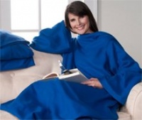 Snuggie Super Soft Fleece Blanket with free Booklight - Blue Snuggie Super Soft Fleece Blanket with free Booklight - Blue