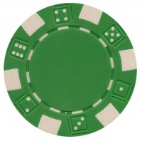 Da Vinci 50 Clay Composite Dice Striped 11.5-Gram Poker Chips Da Vinci 50 Clay Composite Dice Striped 11.5-Gram Poker Chips