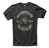 Colorado Buffaloes Heathered Black Rockers Ring Spun T-Shirt Colorado Buffaloes Heathered Black Rockers Ring Spun T-Shirt