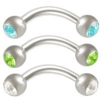 16g 16 gauge 1.2mm 5/16 8mm steel eyebrow lip bars ear tragus rings curved straight barbell crystal AYHS Body Piercing jewelry 3pcs 16g 16 gauge 1.2mm 5/16 8mm steel eyebrow lip bars ear tragus rings curved straight barbell crystal AYHS Body Piercing jewelry 3pcs