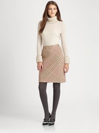 A timeless pattern meets stretch-wool fabrication to create a simply sleek skirt.Waist dartsSide zipperAbout 21 longWool/polyester/rayonDry cleanImported Model shown is 5'10½ (179cm) wearing US size Small. A timeless pattern meets stretch-wool fabrication to create a simply sleek skirt.Waist dartsSide zipperAbout 21 longWool/polyester/rayonDry cleanImported Model shown is 5'10½ (179cm) wearing US size Small.