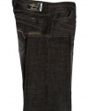 Buffalo by David Bitton Mens Jeans 36 x 32 Black Straight Fit 5-Pockets Delvis