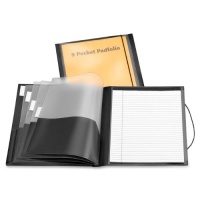 Cardinal Nine Pocket Organizer with Pad and 4 Tabbed Dividers, 10.31 x 11.63 Inches, Black (13611) Cardinal Nine Pocket Organizer with Pad and 4 Tabbed Dividers, 10.31 x 11.63 Inches, Black (13611)