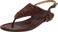 FRYE Women's Madison Woven Thong Sandal,Dark Brown,5.5 M US FRYE Women's Madison Woven Thong Sandal,Dark Brown,5.5 M US