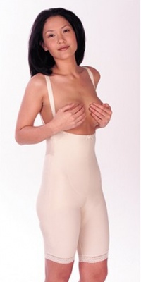 2nd Stage Marena Support Girdle with Suspenders and Short Legs (F5 Certified Compression Garment)