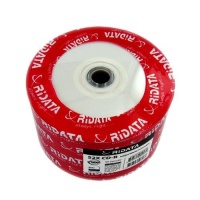 100 Ritek Ridata 52X CD-R 80min 700MB White Inkjet Hub Printable 100 Ritek Ridata 52X CD-R 80min 700MB White Inkjet Hub Printable